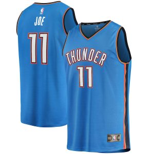 Men’s Oklahoma City Thunder Isaiah Joe Fanatics Branded Blue Fast Break Player Jersey – Icon Edition