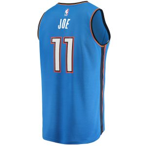 Men’s Oklahoma City Thunder Isaiah Joe Fanatics Branded Blue Fast Break Player Jersey – Icon Edition