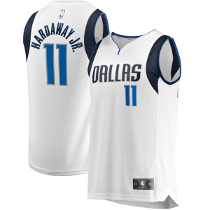 Men’s Dallas Mavericks Tim Hardaway Jr. Fanatics Branded White Fast Break Player Jersey – Association Edition