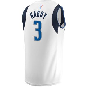 Men’s Dallas Mavericks Jaden Hardy Fanatics Branded White Fast Break Player Jersey – Association Edition