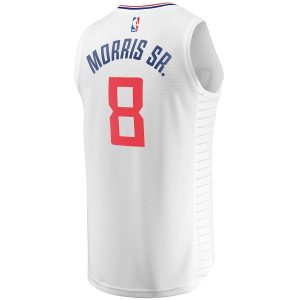 Men’s LA Clippers Marcus Morris Sr. Fanatics Branded White Fast Break Player Jersey – Association Edition