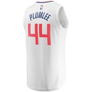 Men’s LA Clippers Mason Plumlee Fanatics Branded White Fast Break Player Jersey – Association Edition