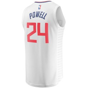 Men’s LA Clippers Norman Powell Fanatics Branded White Fast Break Player Jersey – Association Edition