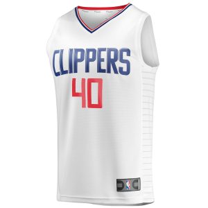 Men’s LA Clippers Ivica Zubac Fanatics Branded White Fast Break Player Jersey – Association Edition