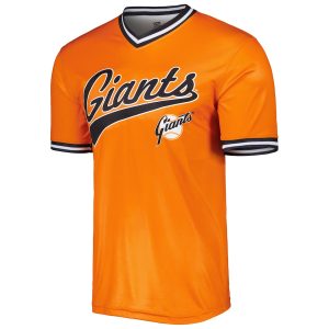 Men’s San Francisco Giants Stitches Orange Cooperstown Collection Team Jersey