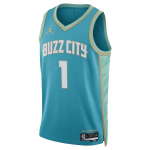 Unisex Charlotte Hornets LaMelo Ball Jordan Brand Teal 2023/24 Swingman Jersey – City Edition