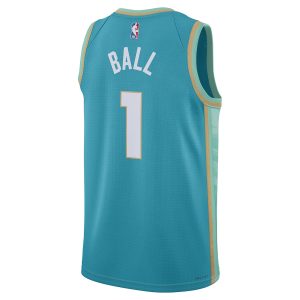 Unisex Charlotte Hornets LaMelo Ball Jordan Brand Teal 2023/24 Swingman Jersey – City Edition