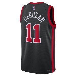 Unisex Chicago Bulls DeMar DeRozan Nike Black 2023/24 Swingman Jersey – City Edition