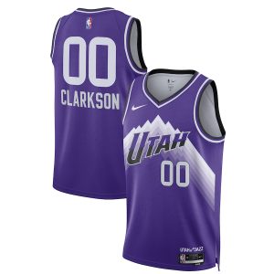 Unisex Utah Jazz Jordan Clarkson Nike Purple 2023/24 Swingman Jersey – City Edition