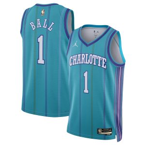 Unisex Charlotte Hornets LaMelo Ball Jordan Brand Teal 2023/24 Swingman Replica Jersey – Classic Edition