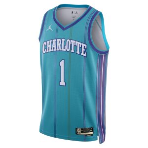 Unisex Charlotte Hornets LaMelo Ball Jordan Brand Teal 2023/24 Swingman Replica Jersey – Classic Edition