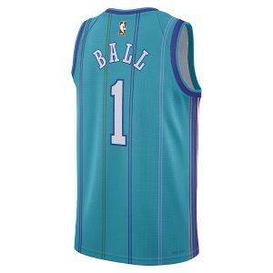 Unisex Charlotte Hornets LaMelo Ball Jordan Brand Teal 2023/24 Swingman Replica Jersey – Classic Edition