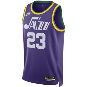 Unisex Utah Jazz Lauri Markkanen Nike Purple 2023/24 Swingman Replica Jersey – Classic Edition