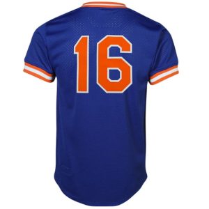 Men’s New York Mets Dwight Gooden Mitchell & Ness Royal Cooperstown Mesh Batting Practice Jersey