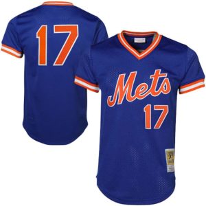 Men’s New York Mets Keith Hernandez Mitchell & Ness Royal Cooperstown Mesh Batting Practice Jersey