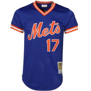 Men’s New York Mets Keith Hernandez Mitchell & Ness Royal Cooperstown Mesh Batting Practice Jersey