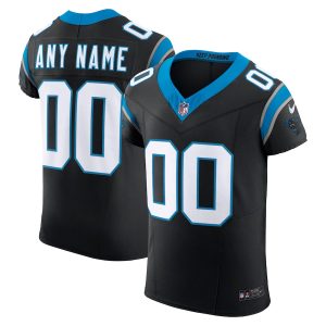 Men’s Carolina Panthers Nike Black Vapor F.U.S.E. Elite Custom Jersey