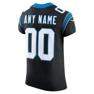 Men’s Carolina Panthers Nike Black Vapor F.U.S.E. Elite Custom Jersey