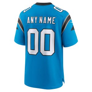 Men’s Carolina Panthers Nike Blue Alternate Custom Game Jersey