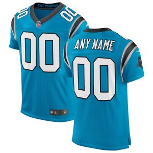 Men’s Carolina Panthers Nike Blue Classic Elite Custom Jersey